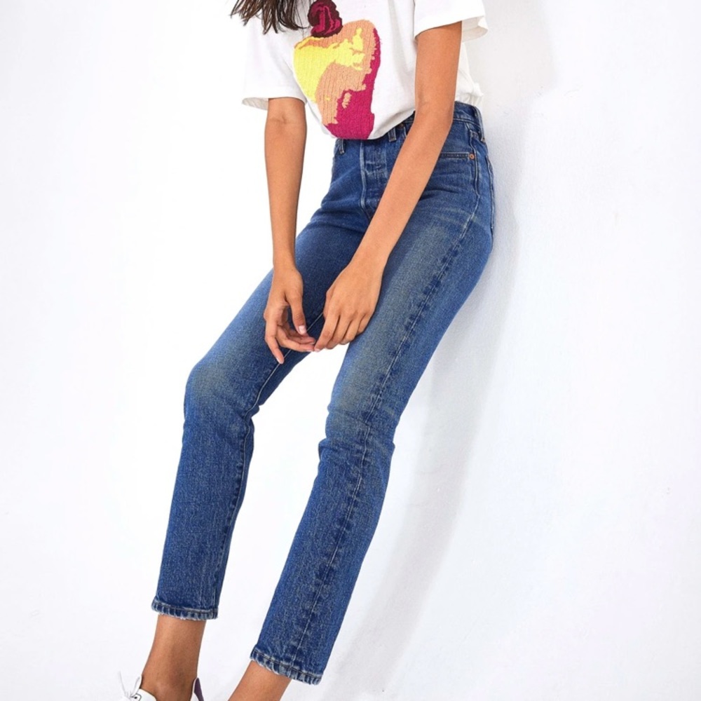 Levi’s 501 S, skinny high waisted jeans